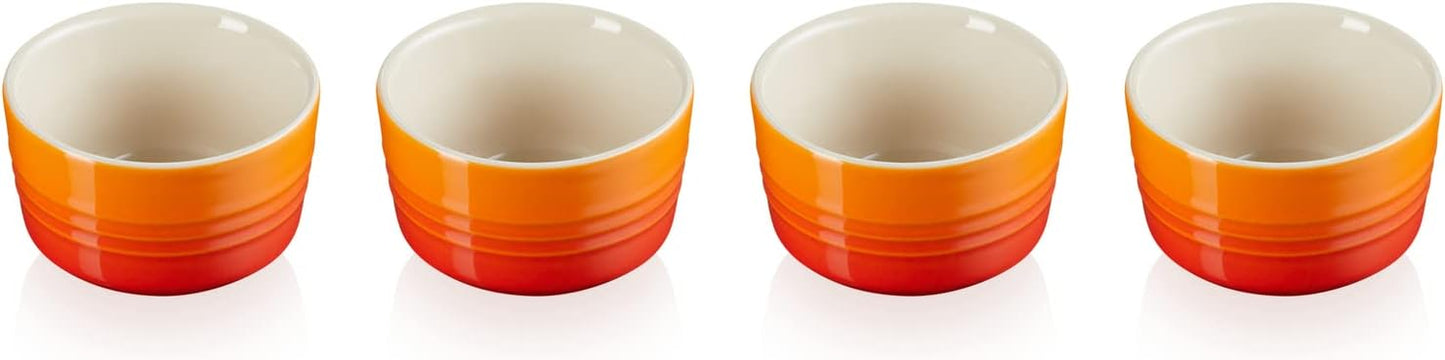 Mini-Förmchen Set, 4er-Set Ofenrot