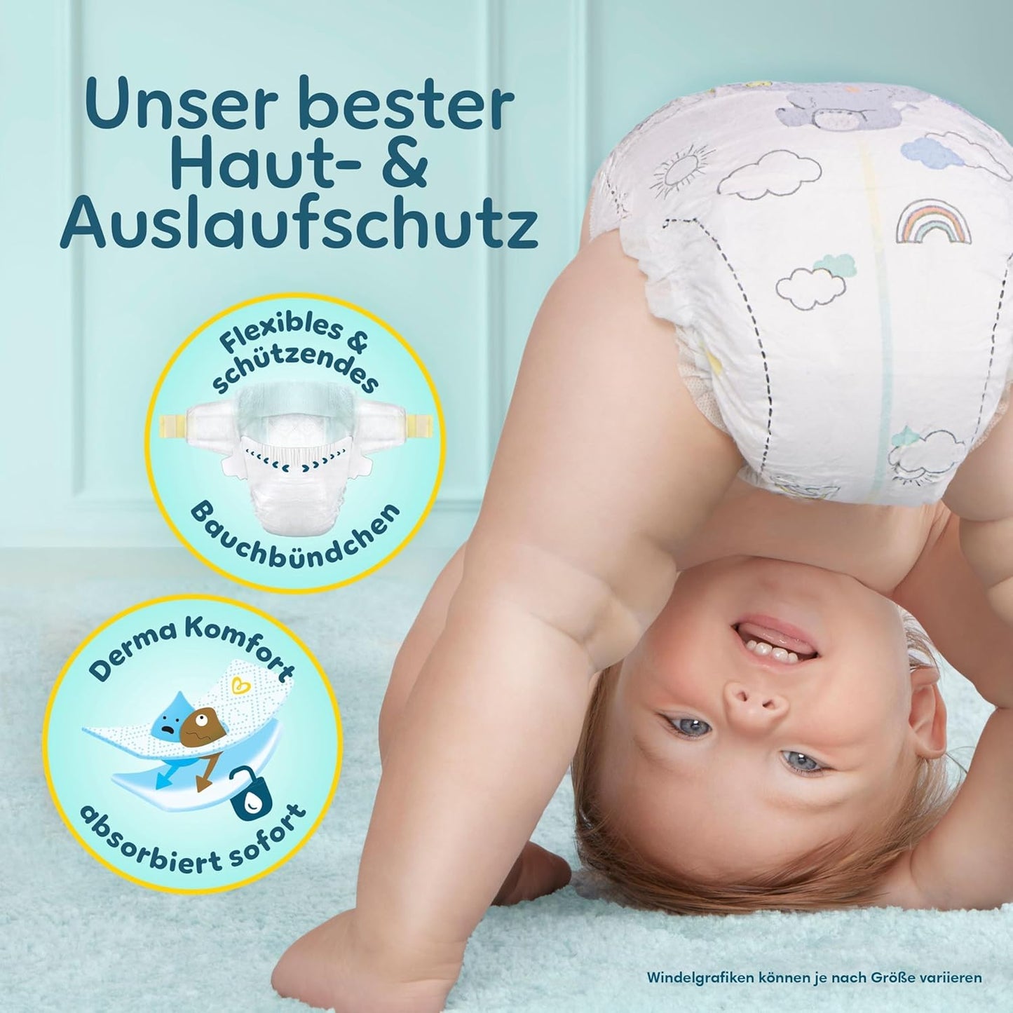 Pampers Premium Protection, Grösse 4, 174 Stück