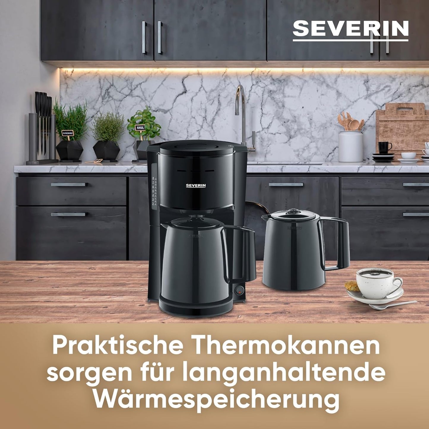 KA9307 Filterkaffeemaschine, Schwarz , 8 Tassen