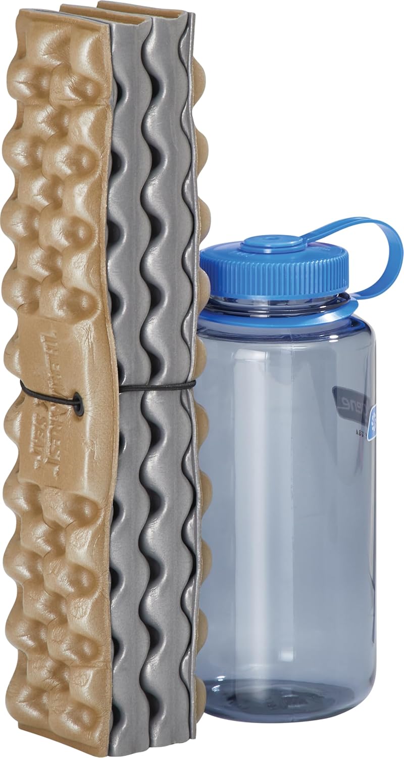 Isolierte Sitzunterlage für Outdoor-Aktivitäten, Kojote/Silber