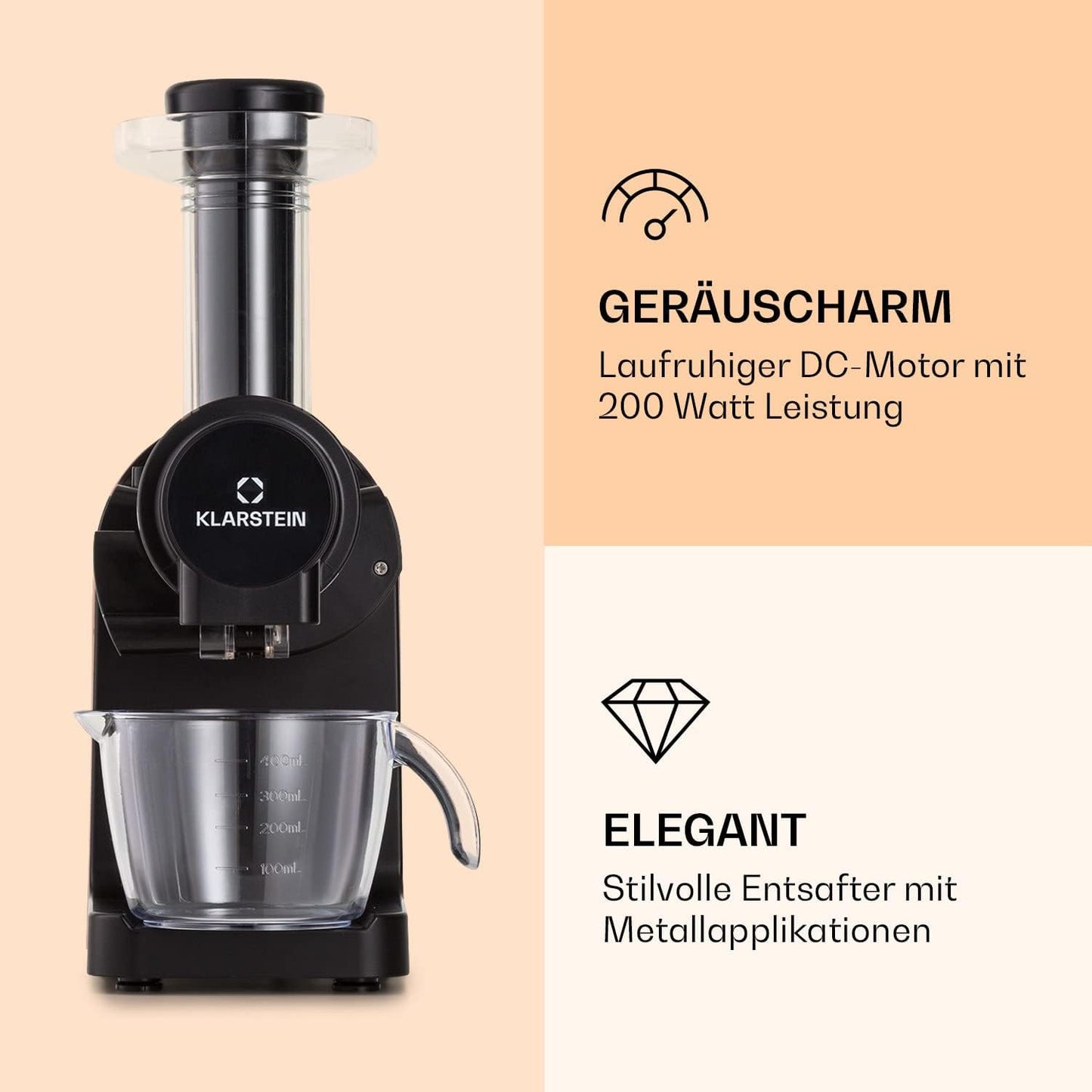 Saftpresse, Schwarz