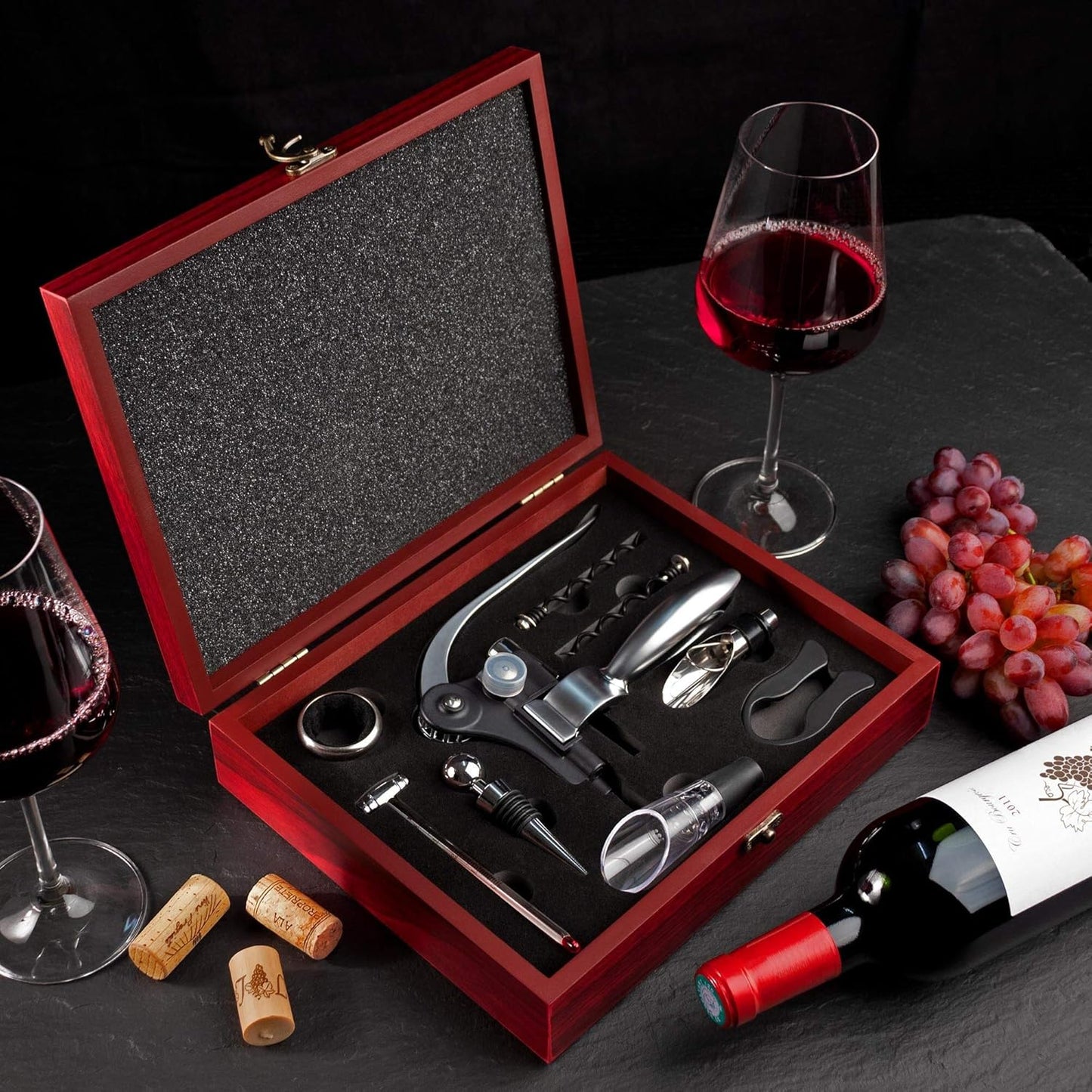 Sommelier Wein-Geschenkset, Ohne Personalisierung