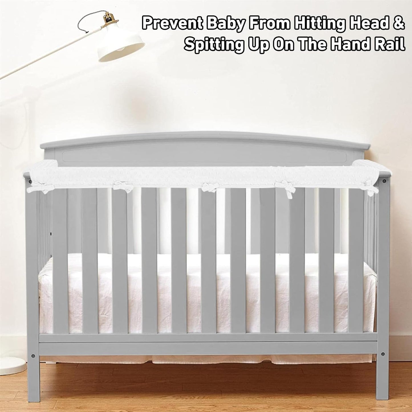 Baby Bettkantenschutz-Set (3-teilig), Weiss
