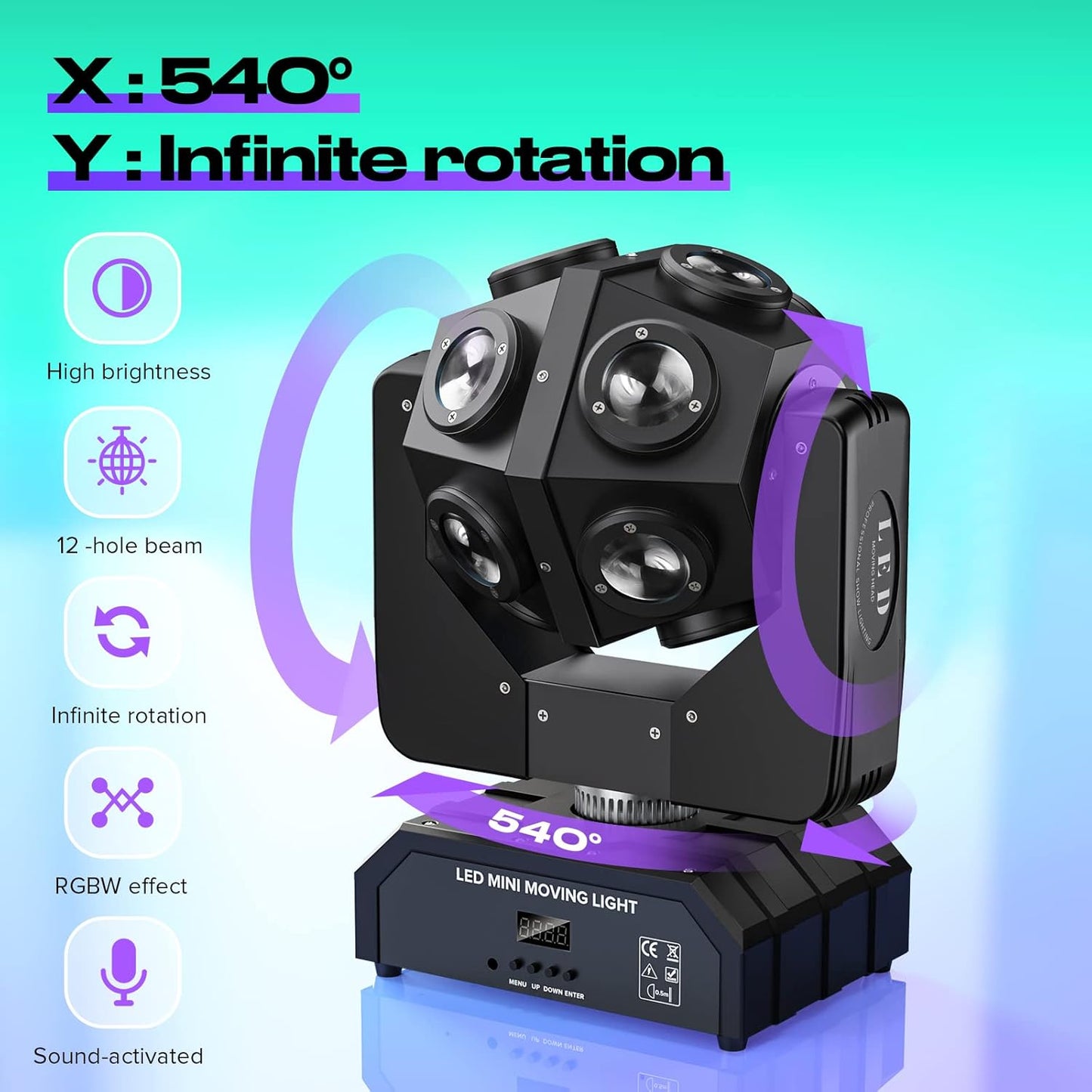 Moving Head - Stroboskoplicht, 1PCS