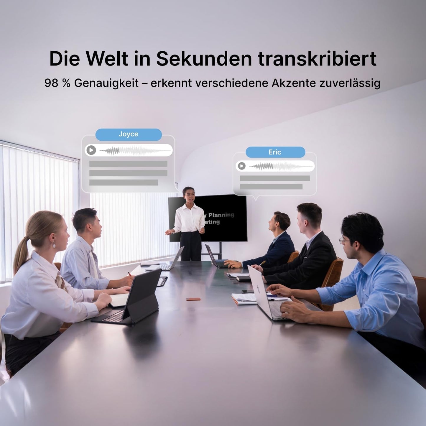 Note Pro KI Diktiergerät mit Transkription, Orange