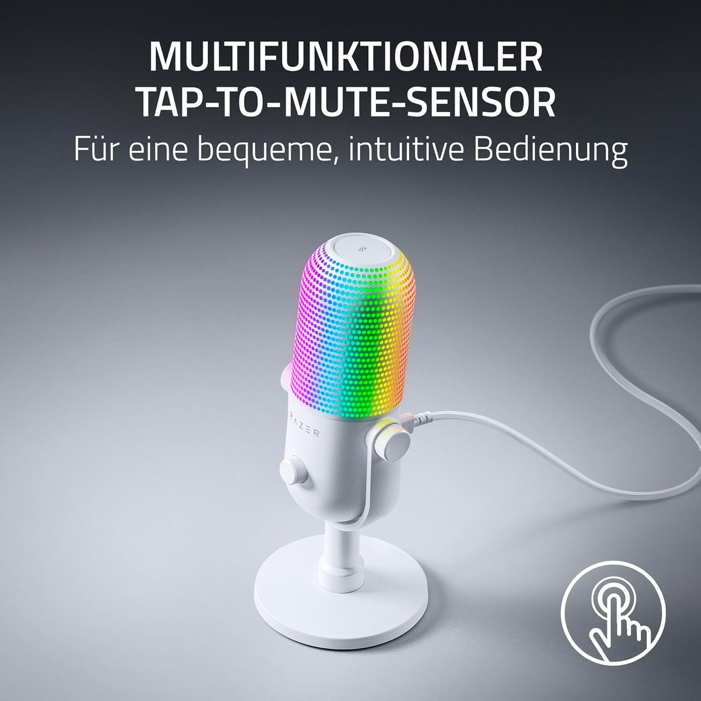 USB-Mikrofon Seiren V3 Chroma, V3 Chroma Weiss