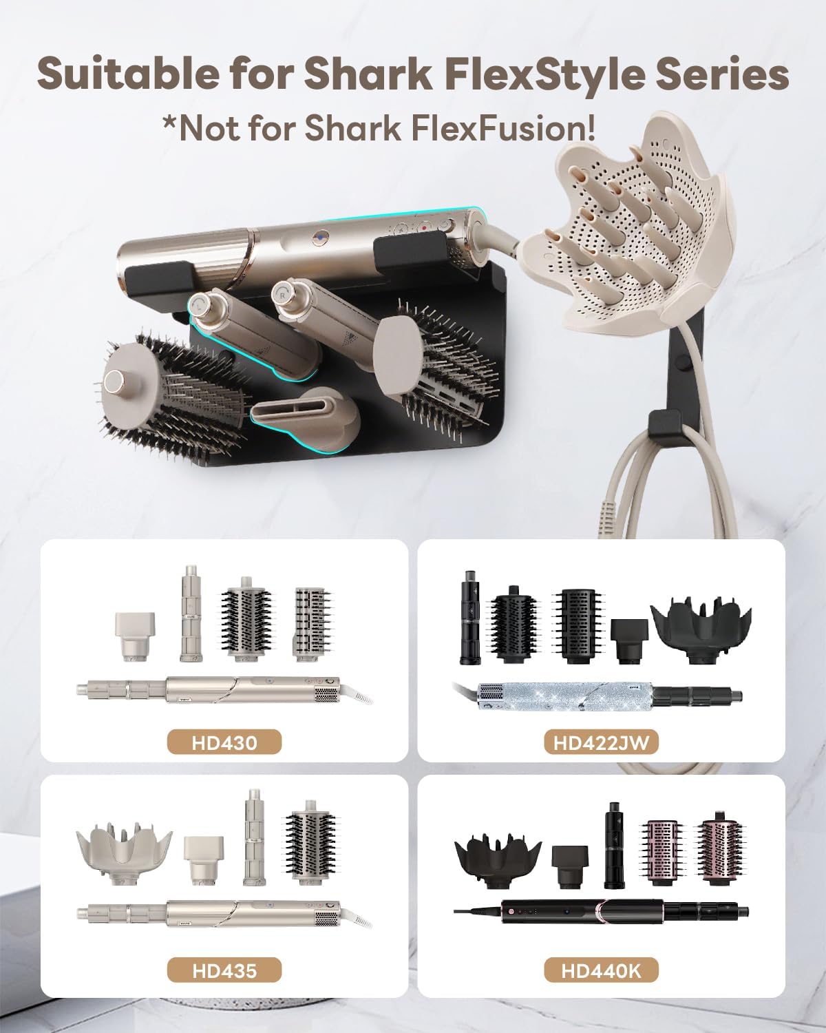 Föhnhalterung Td77 für Shark Flex Style, Td77