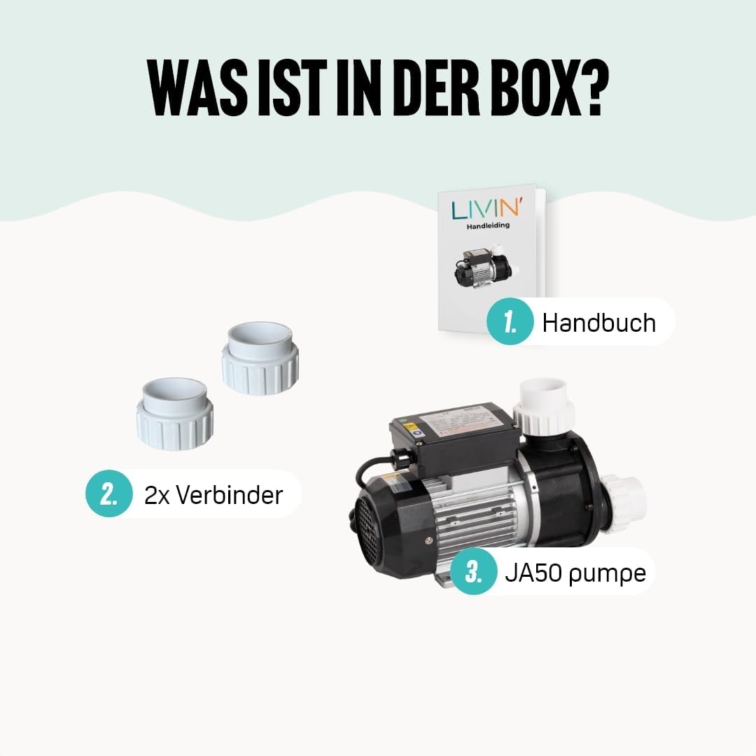 Poolpumpe JA50 - Leise Zirkulations- und Filterpumpe