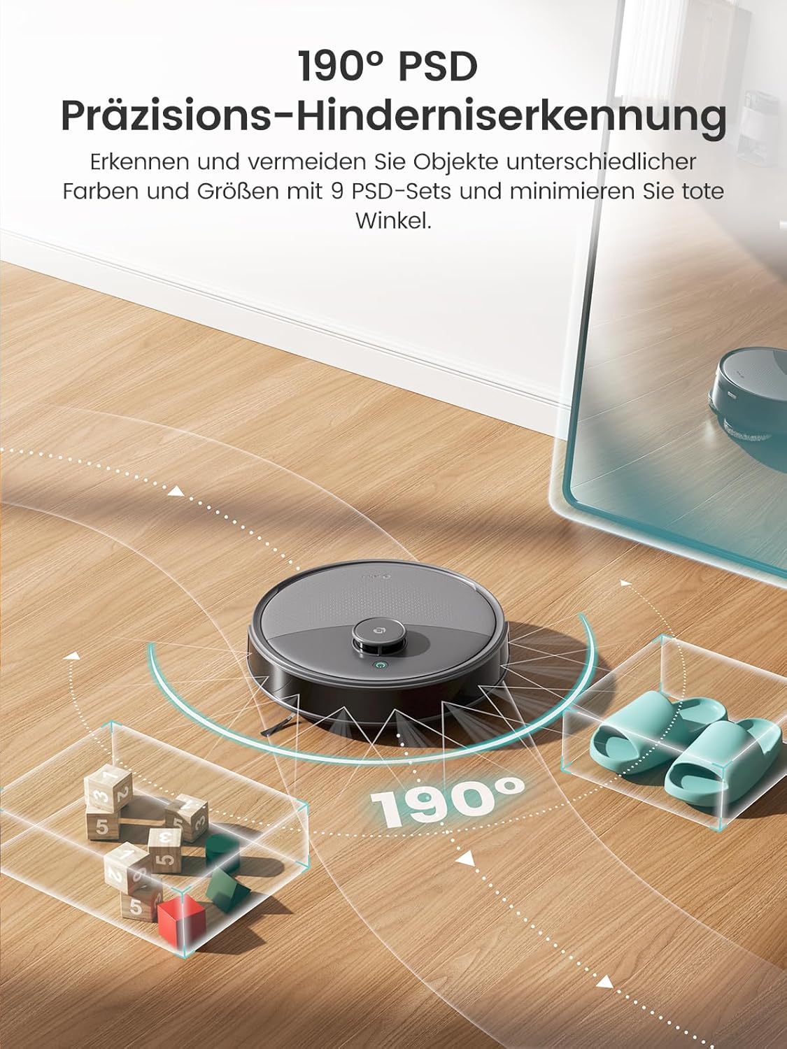 M3 Max Saugroboter mit Wischfunktion & LiDAR-Navigation, M3 max
