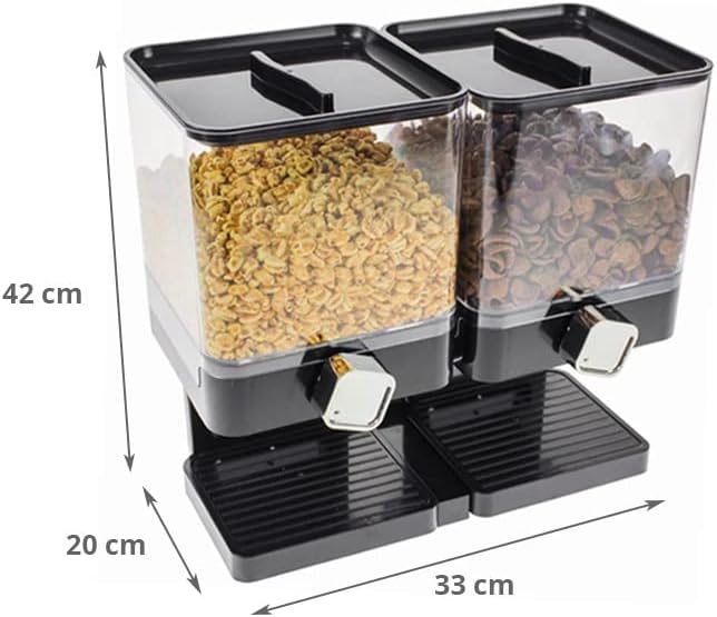 Doppel-Müslispender für Cerealien und Cornflakes
