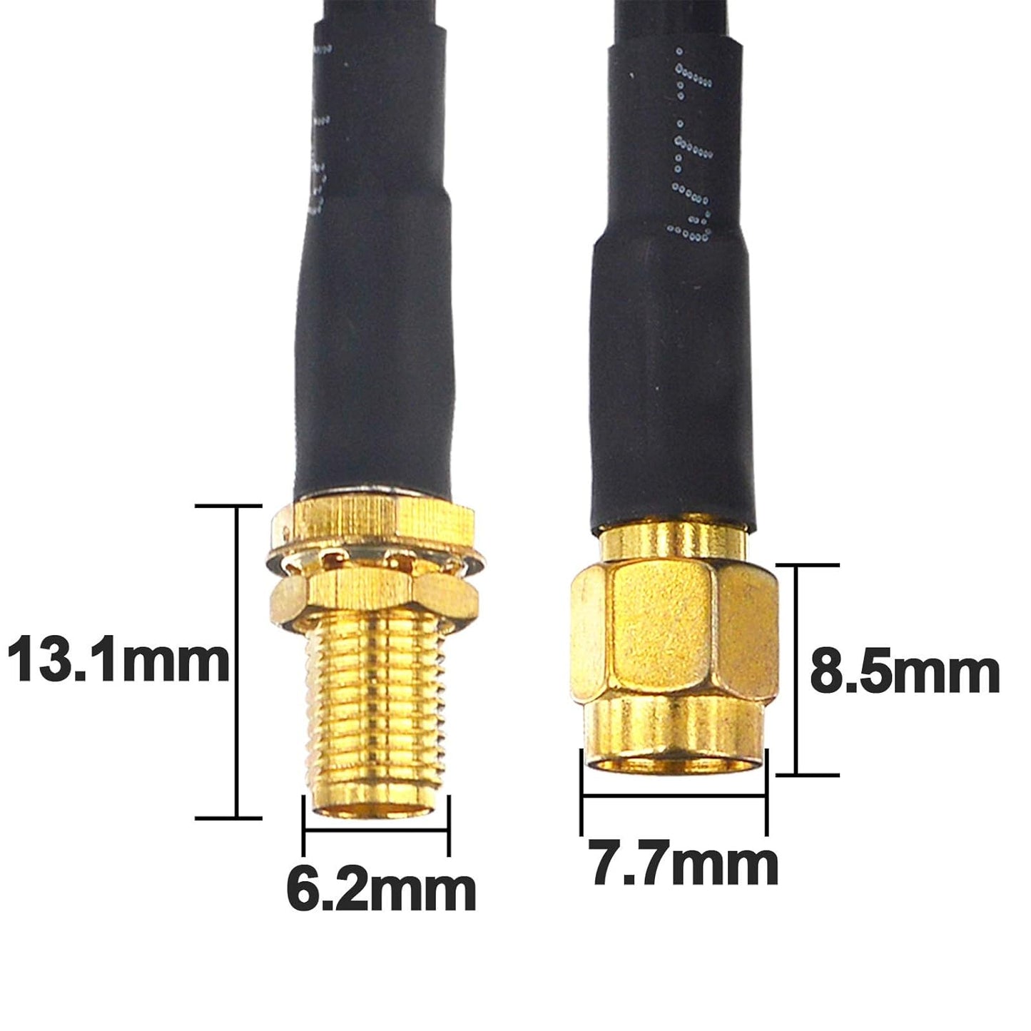 SMA-Verlängerungskabel RG58/U (50 Ohm)