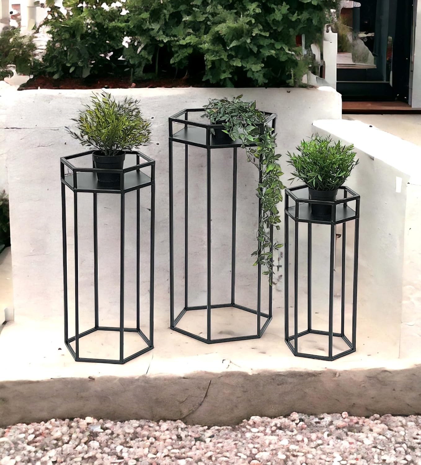 3-teiliges Blumenhocker-Set 96453