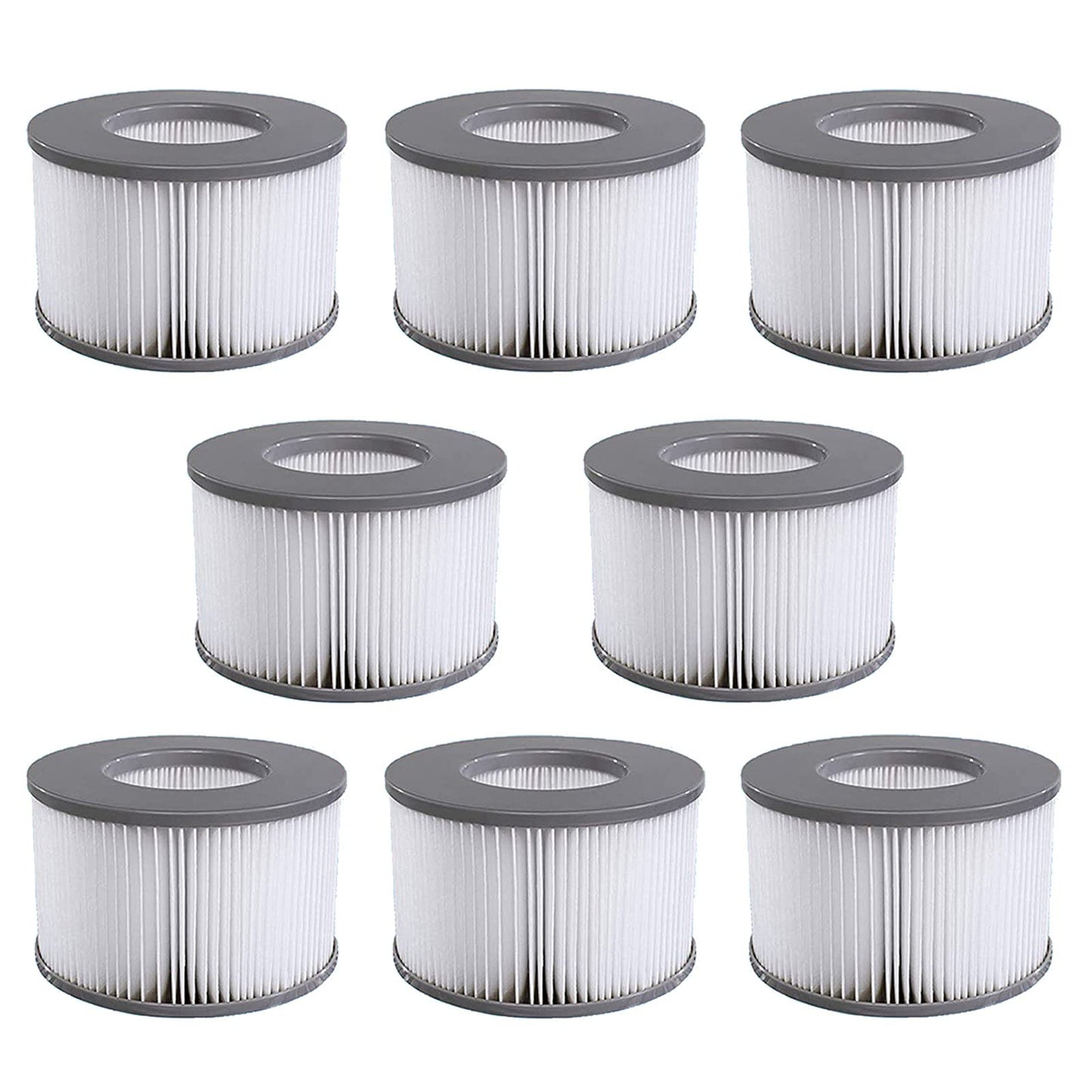 8er-Set Ersatzfilter für Whirlpools, 8pcs