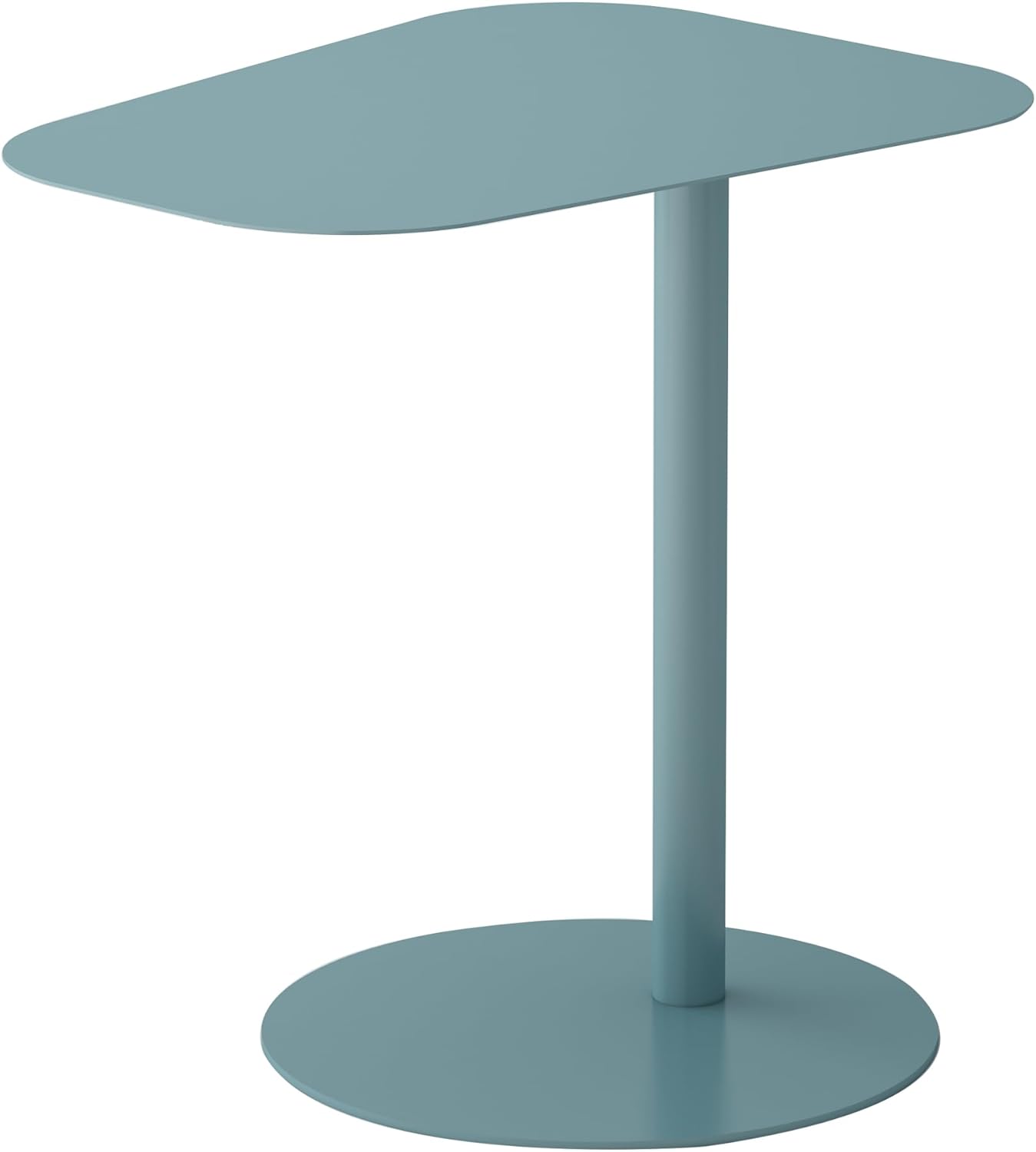 Beistelltisch Nastätten, Blau, Matt