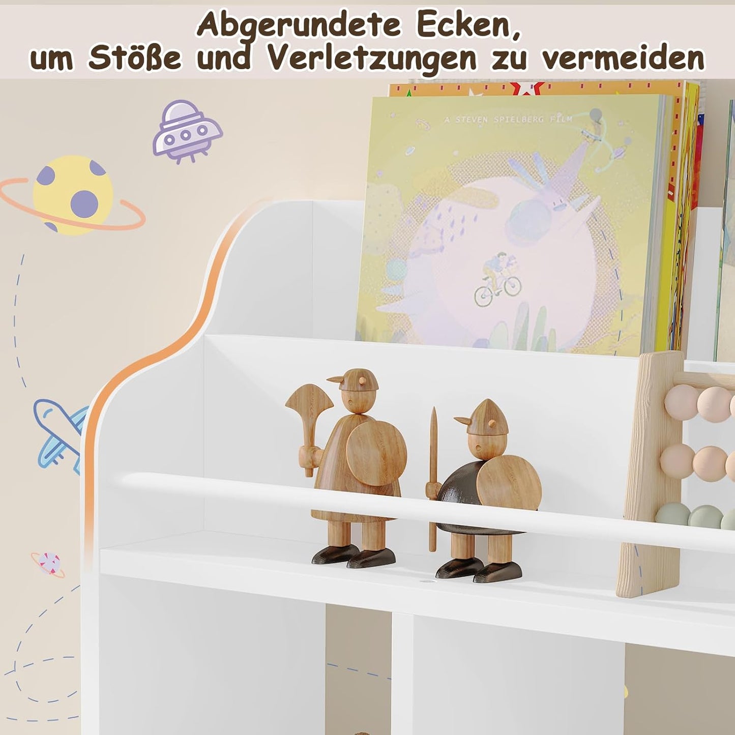 Bücher- und Wandregal für Kinder
