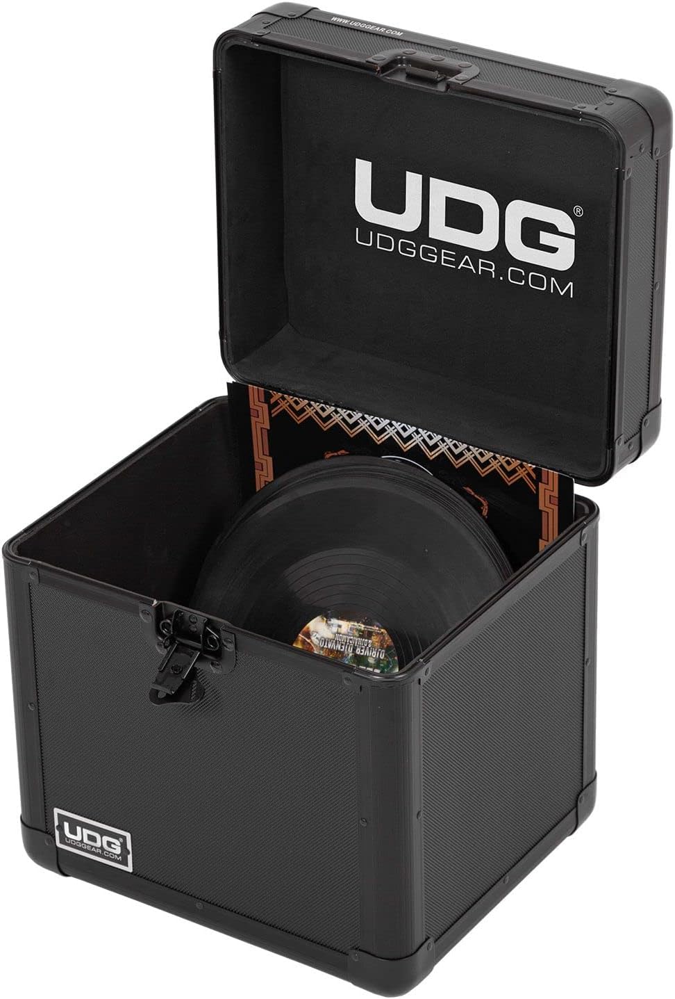 Record Case für 80 Schallplatten, Schwarz