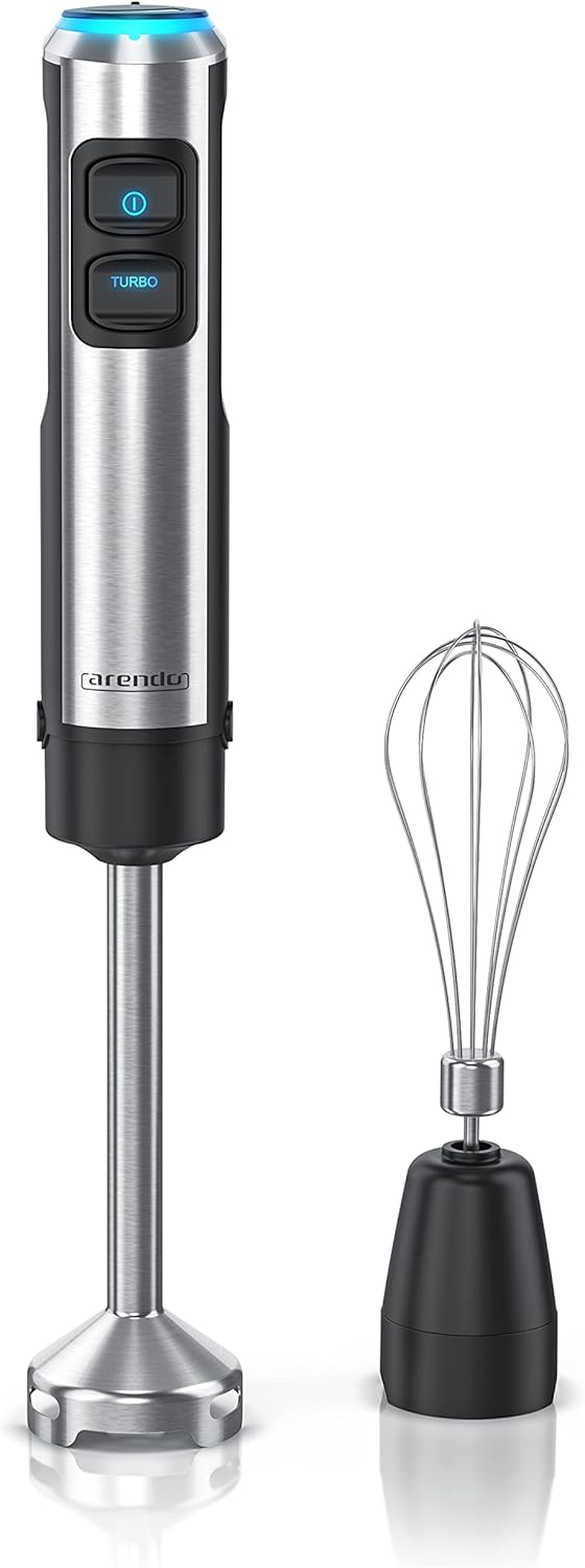Stabmixer-Set mit Schneebesenaufsatz, A: 1200 Watt