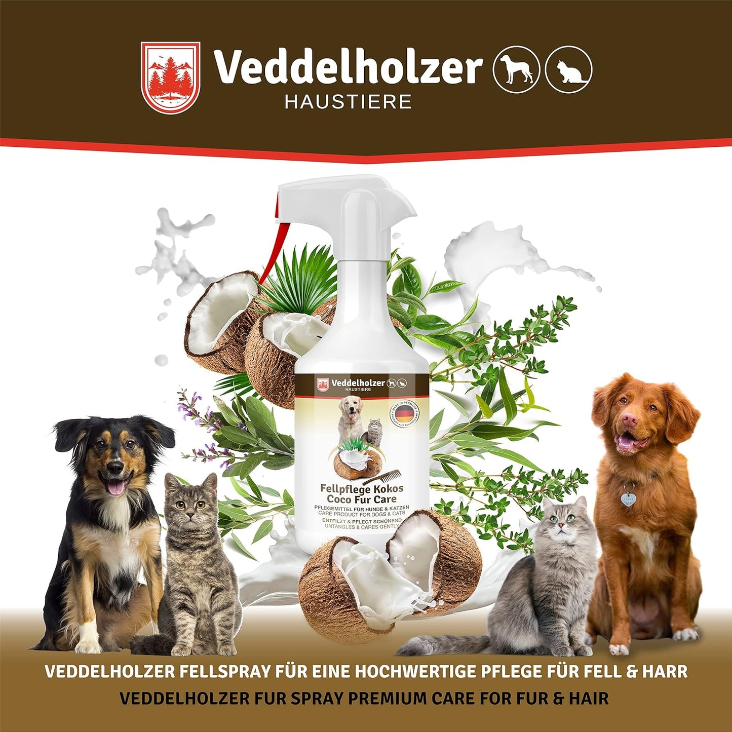 Fellpflege Hund & Katze, 250ml
