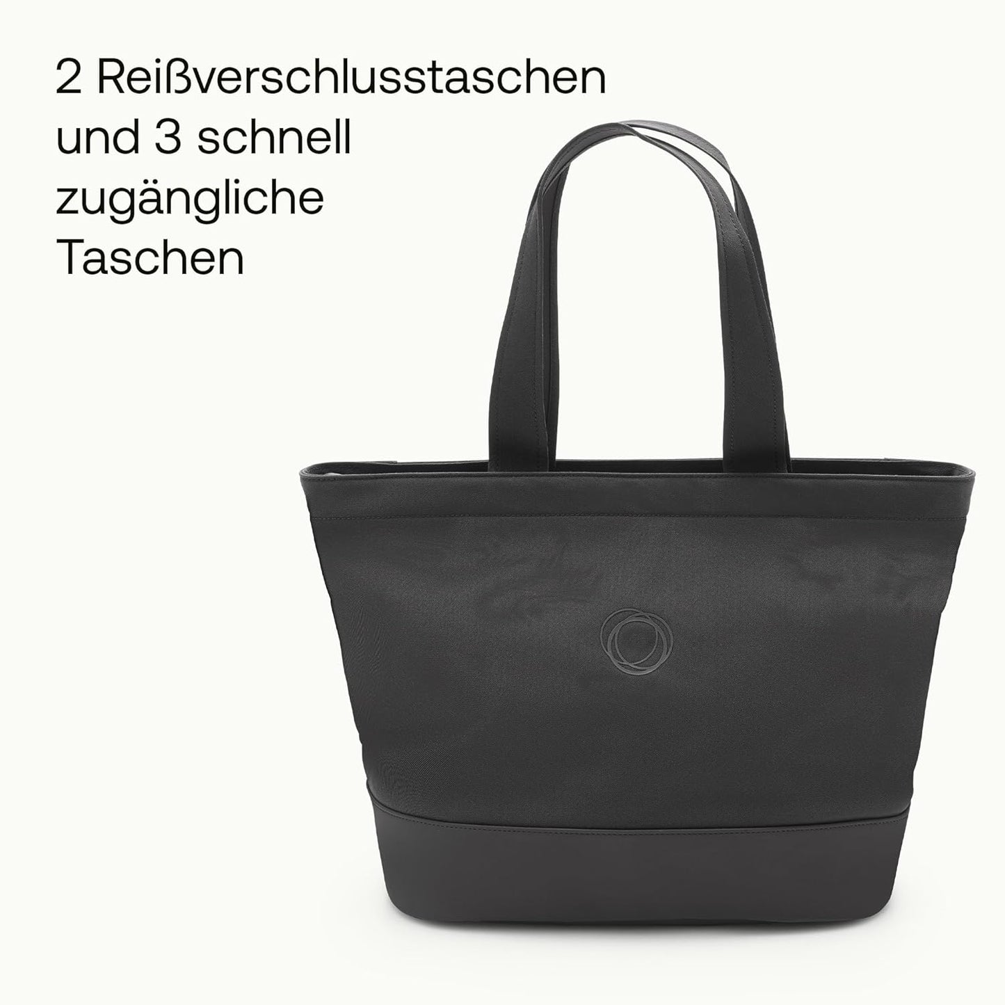 Wickeltasche, Schwarz