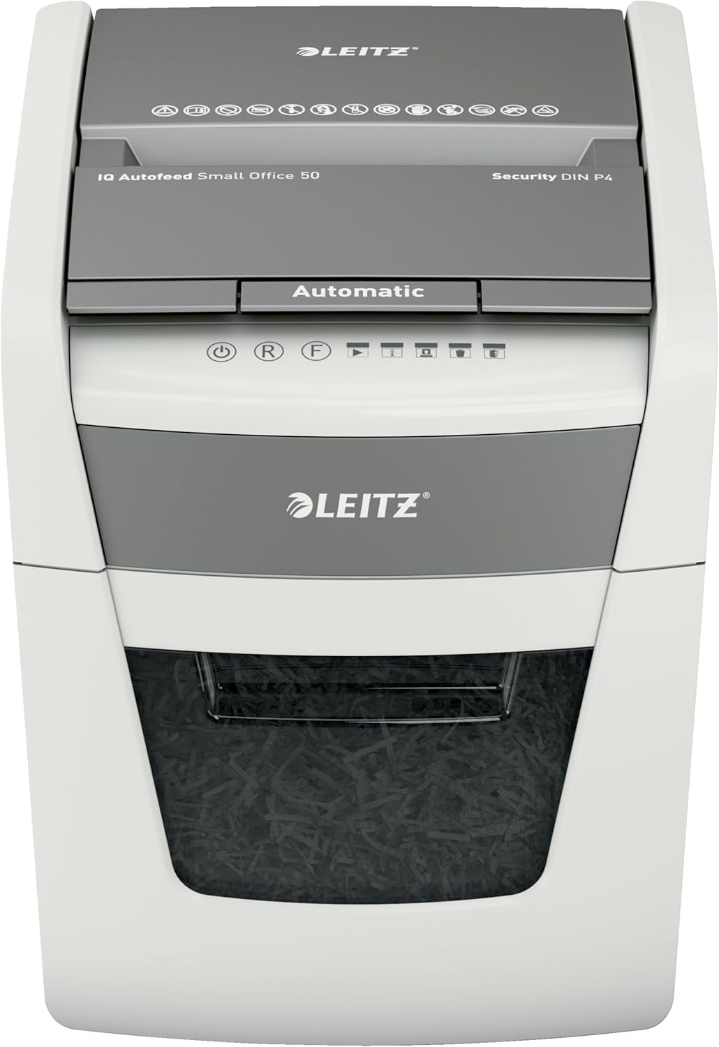 IQ Autofeed Aktenvernichter, P4 Partikelschnitt / 50 Blatt