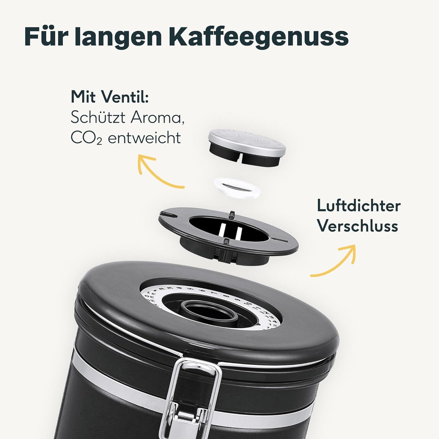 Espressokocher Komplett-Set mit Mühle, Milchaufschäumer und Kaffeedose, Spar-set Espresso Komplett- 4er Set