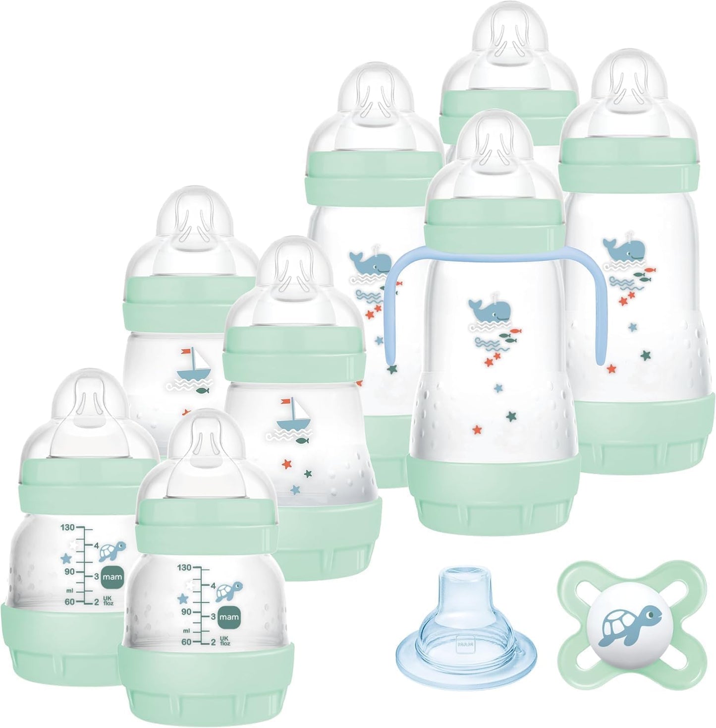 8er-Set Babyflaschen, Sortiert Farbe 8 stück (1er Pack)