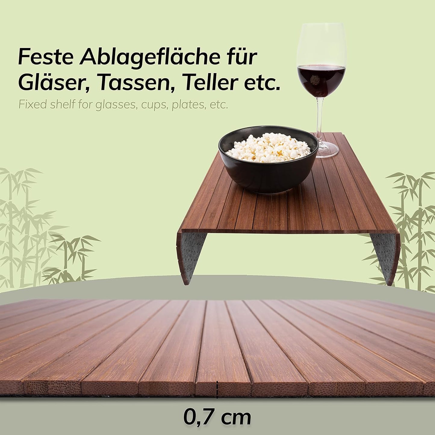 Sofatablett, Dunkelbraun