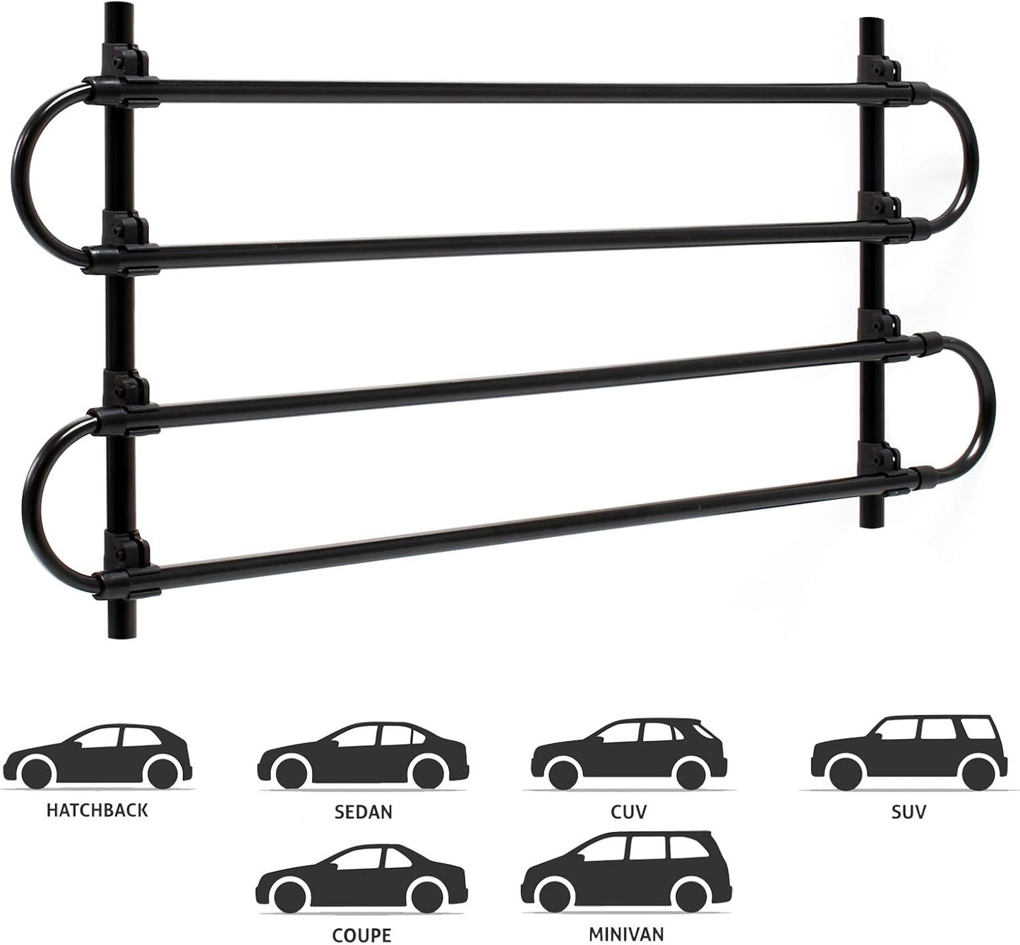Hundegitter fürs Auto Modell G, Breite verstellbar, G