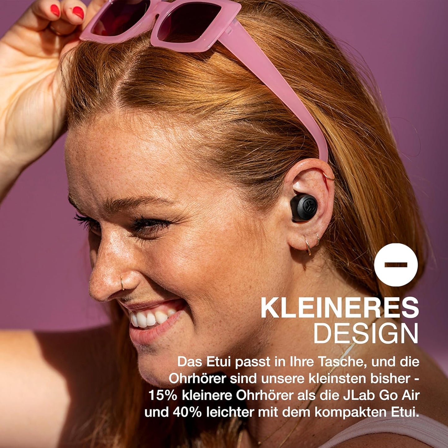 Go Air Pop+ In-Ear Kopfhörer, Rosarot POP+