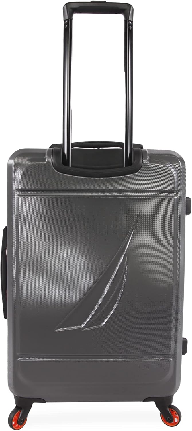 3-teiliges Hartschalenkoffer-Set Roadie, Grau / Orange