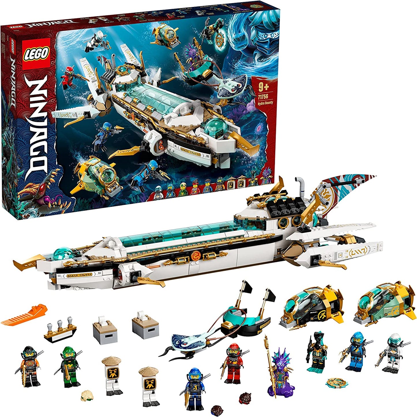 71756 Ninjago Wassersegler, Konstruktionsspielzeug, Standard Verpackung Single