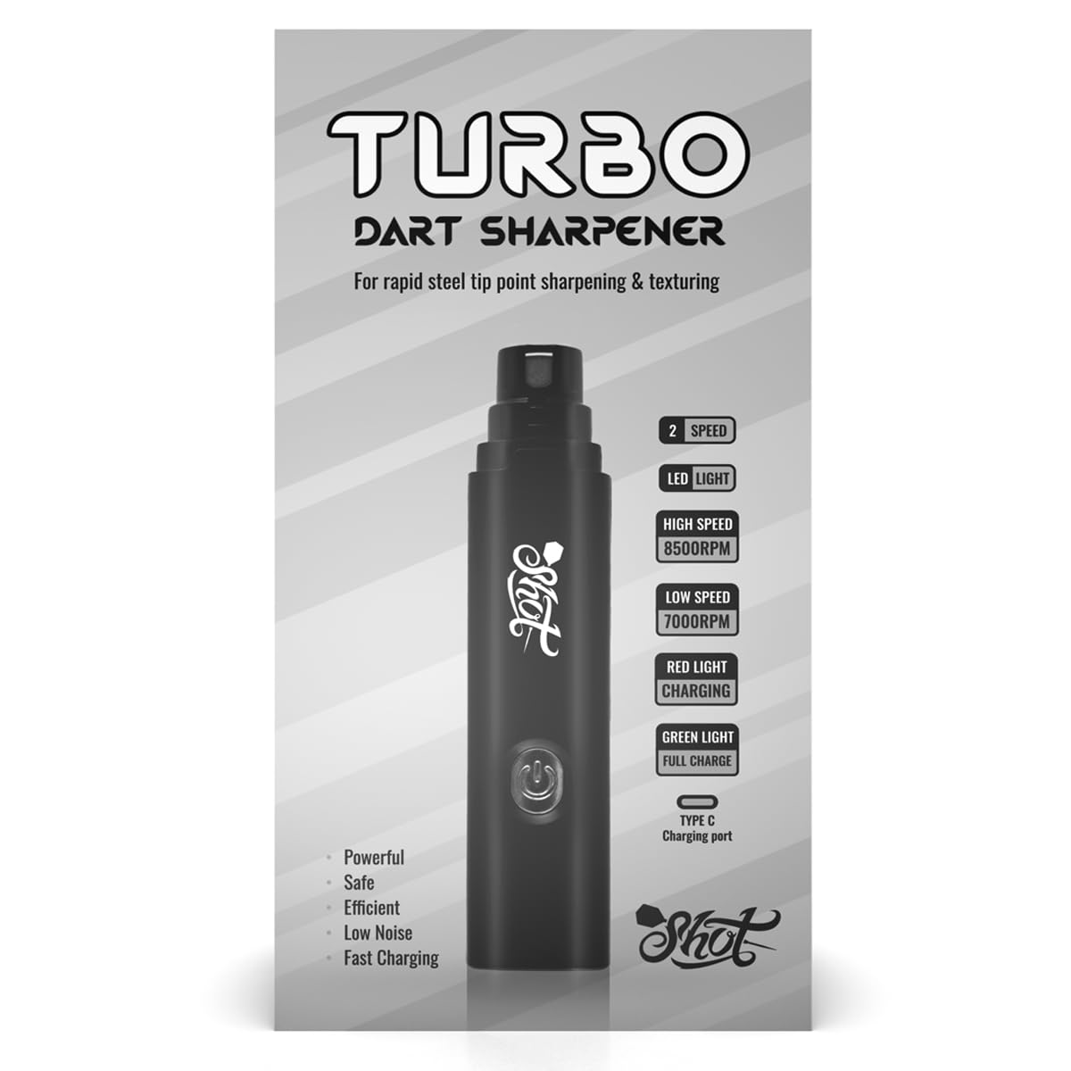 Turbo Dartspitzer mit Spitzeinsatz