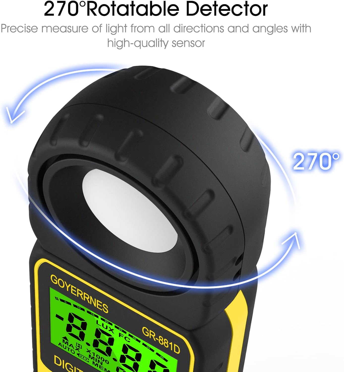 Digitales Luxmeter GR-881D