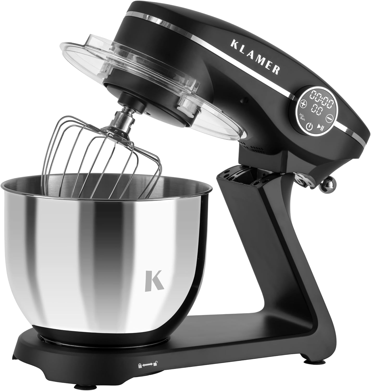 Küchenmaschine mit Planetenrührwerk, Premium Schwarz