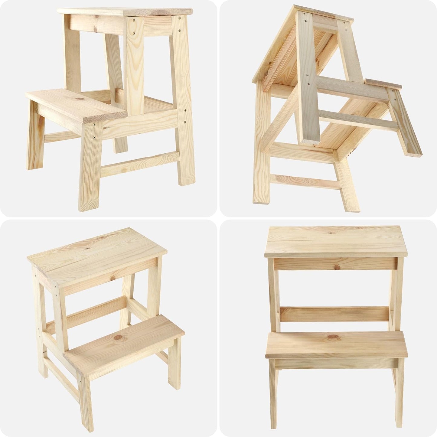 2-stufiger Hocker, Leiter 2 Stufen