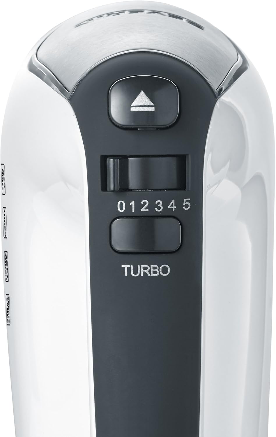 Handmixer HM 3830 mit 5 Geschwindigkeitsstufen, Weiss/Schwarz