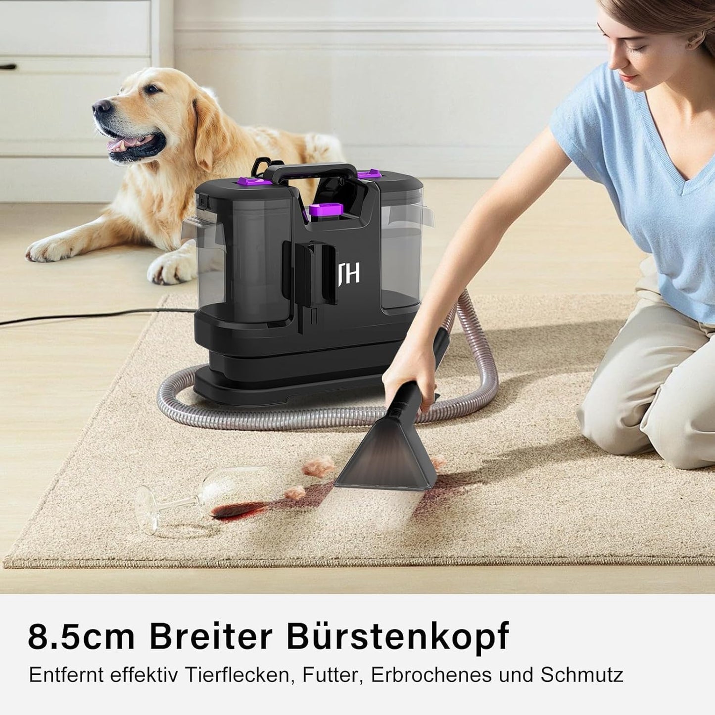 Waschsauger Teppich- und Polsterreiniger ‎VC01, Waschsauger Teppichreiniger