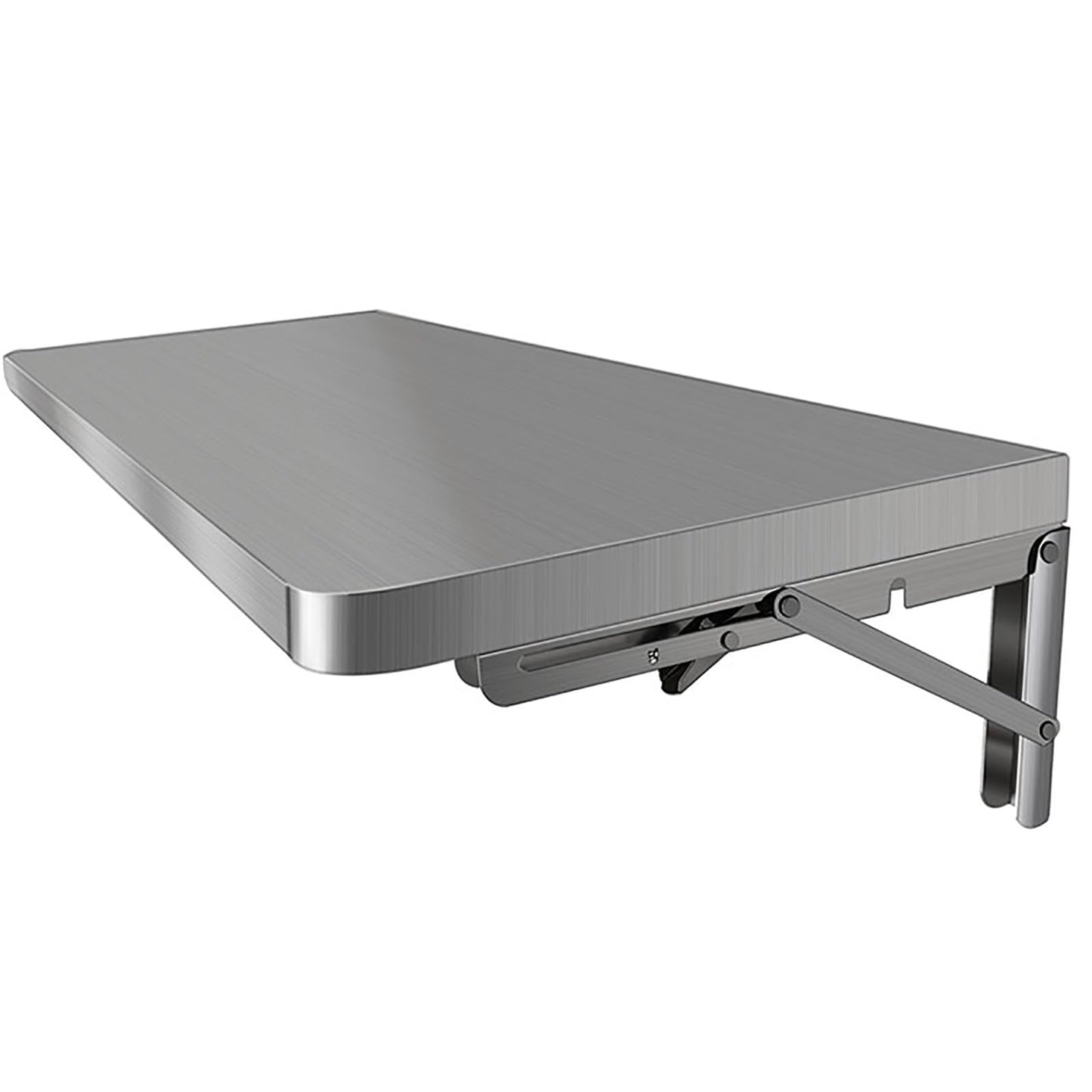 Klappbarer Wandtisch aus Edelstahl, 40x30 cm, 40*30cm(16*12in)