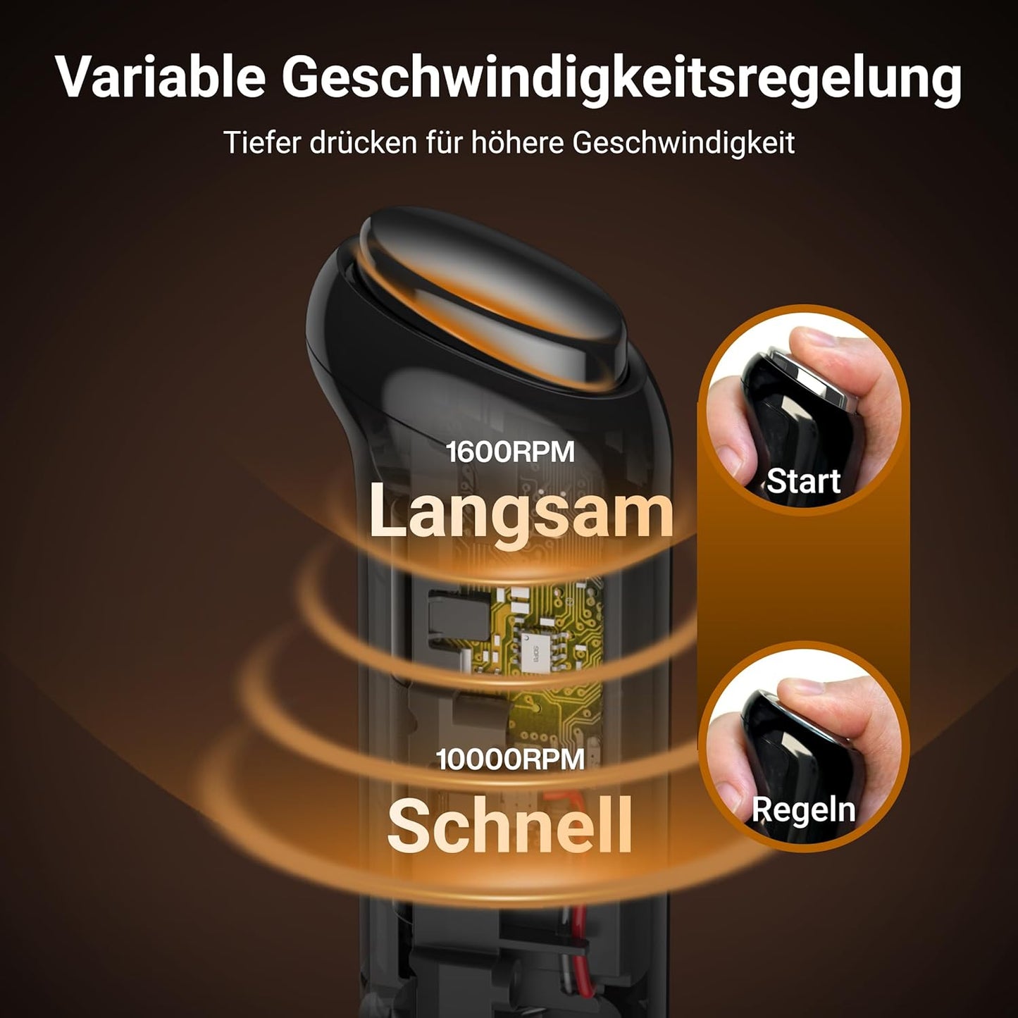InstaWhisk Elektrischer Milchaufschäumer mit USB-C, Schwarz