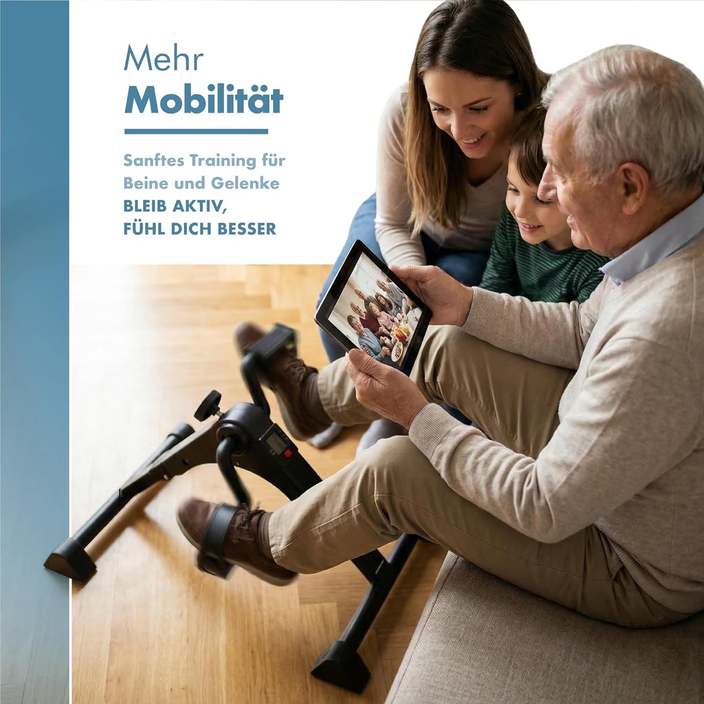 Pedaltrainer mit 12 Geschwindigkeiten, Manuell