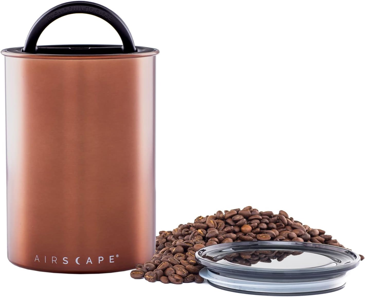 Airscape Frischhaltedose mit Vakuumdeckel, Kupfer, M