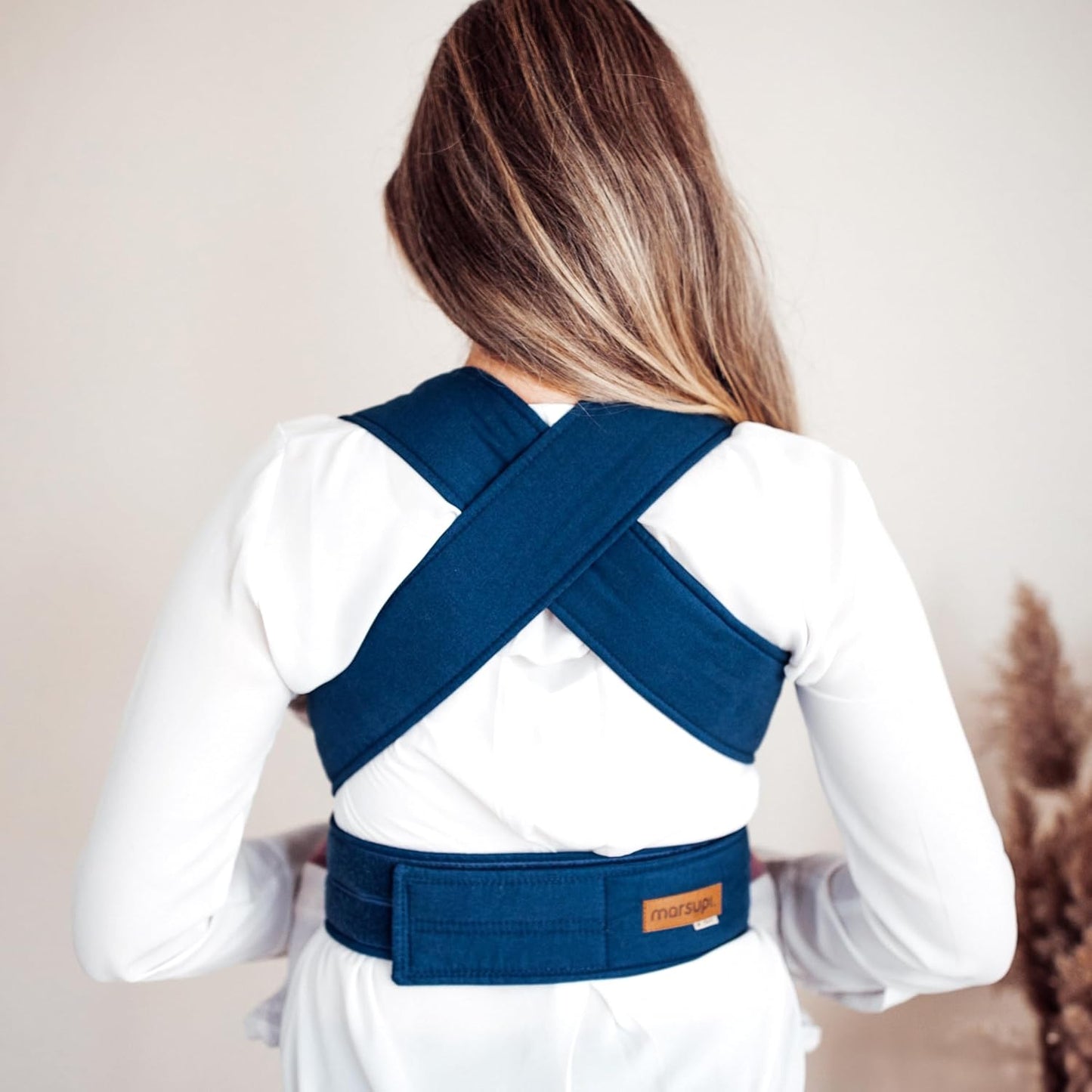Babytrage mit Klettverschluss, S/M, Ocean