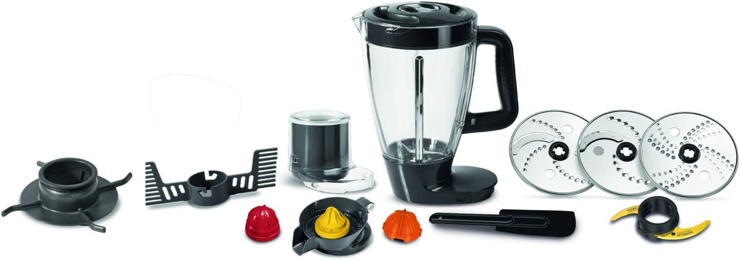 Multifunktions-Küchenmaschine Double Force Fp825, 1000 W – 10 Zubehörteile