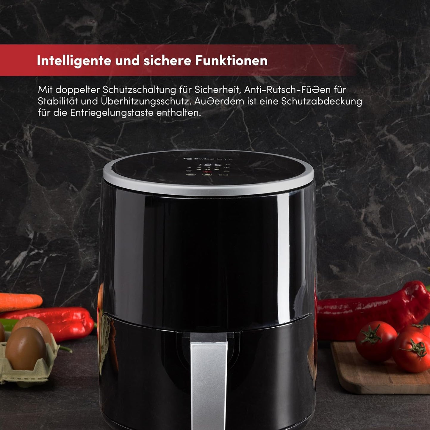 SH-6704 Heissluftfritteuse, 2.5L- Digitales Display
