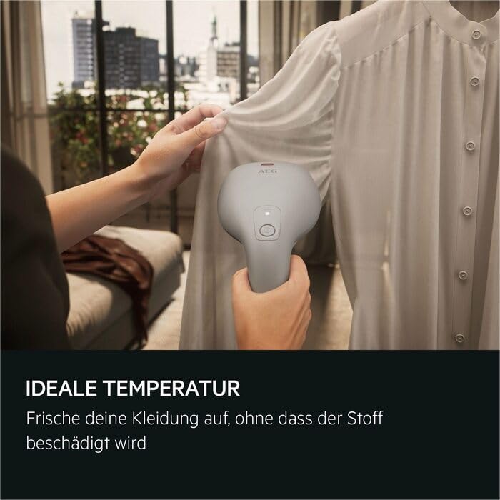 Dampfbürste mit Schutzhandschuh & Bürste, Grau Konstanter Dampfstoss: 26 g/Min