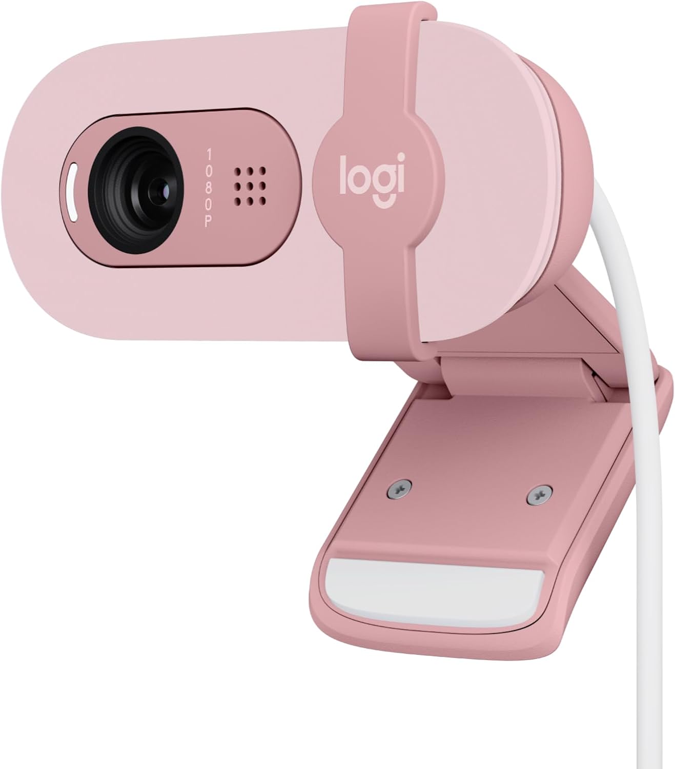Brio 100 Full HD-Webcam mit Mikrofon und Abdeckblende, Rosa Brio 100