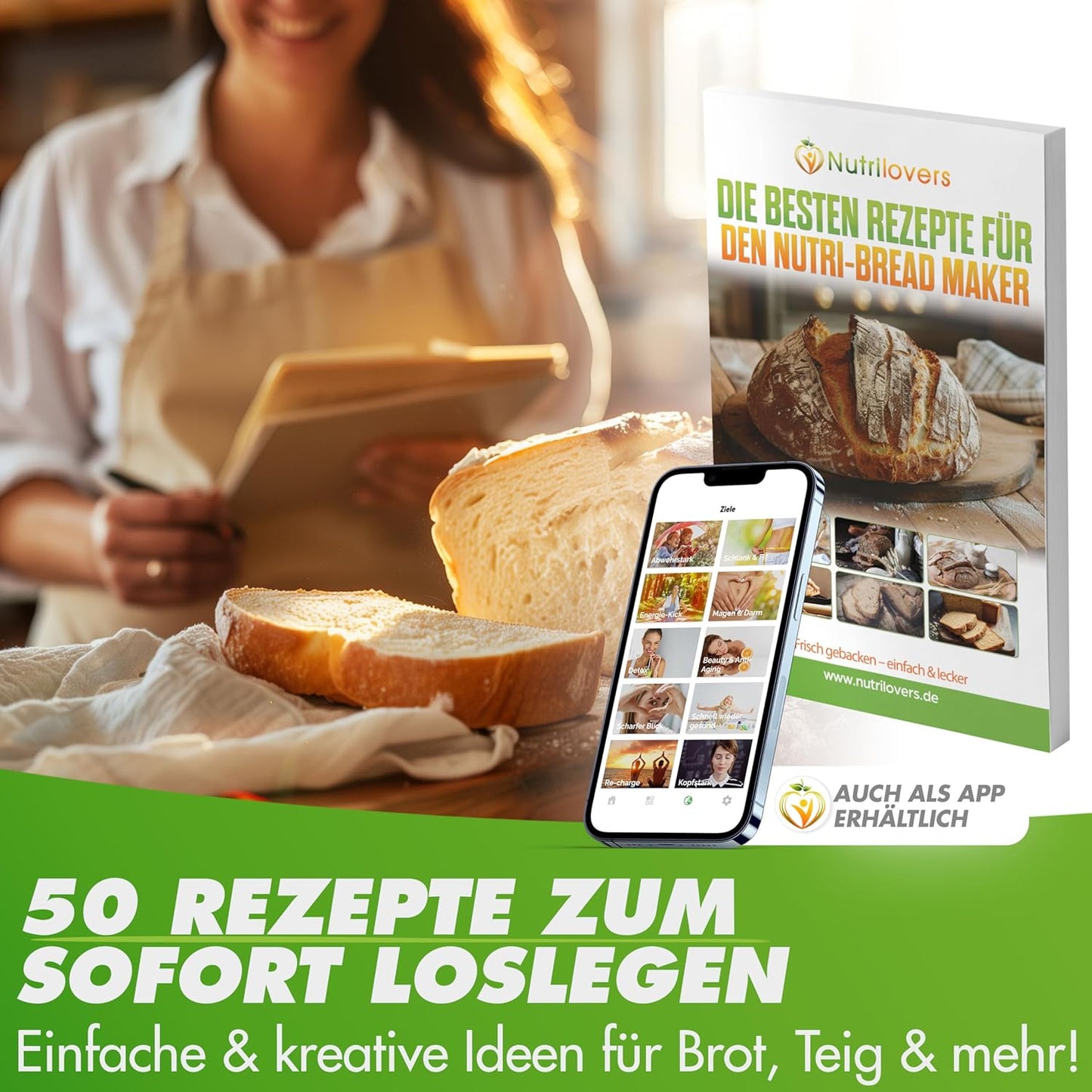 Brotbackautomat mit 19 Programmen
