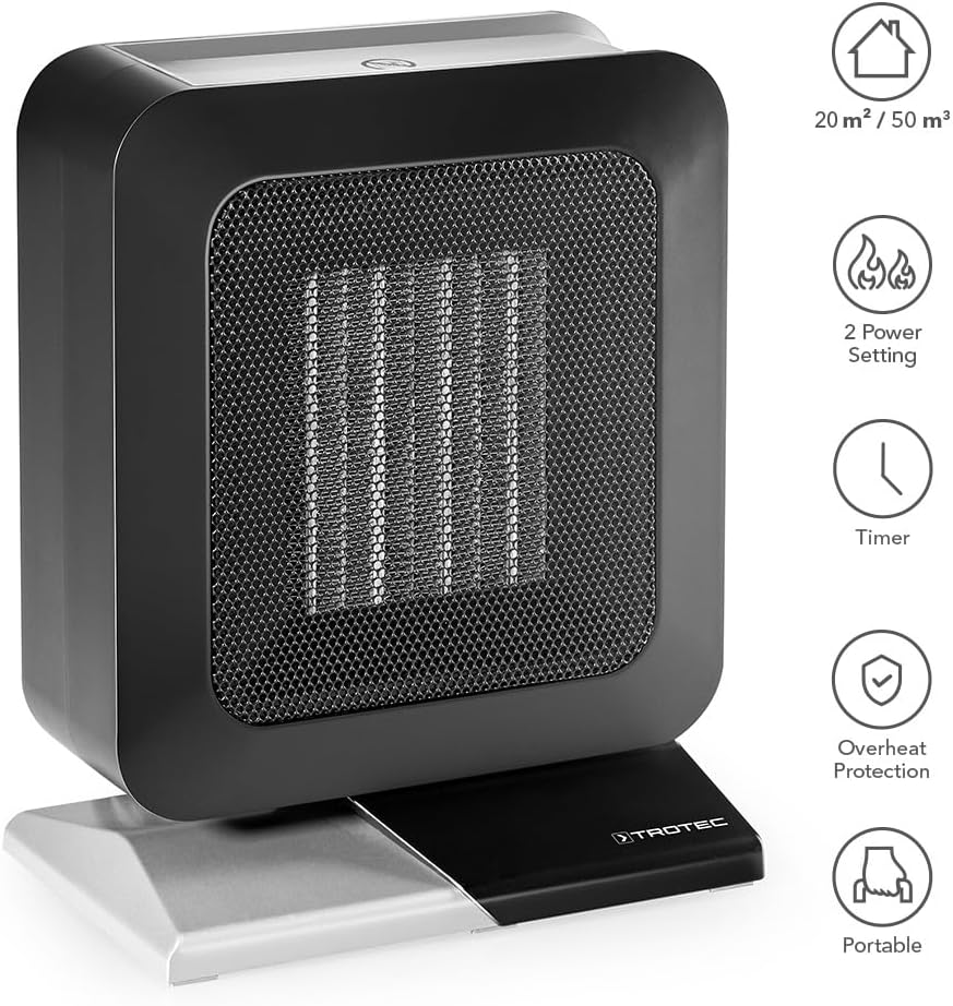 Heizlüfter TFC 13 E, Schwarz, 1.400 W