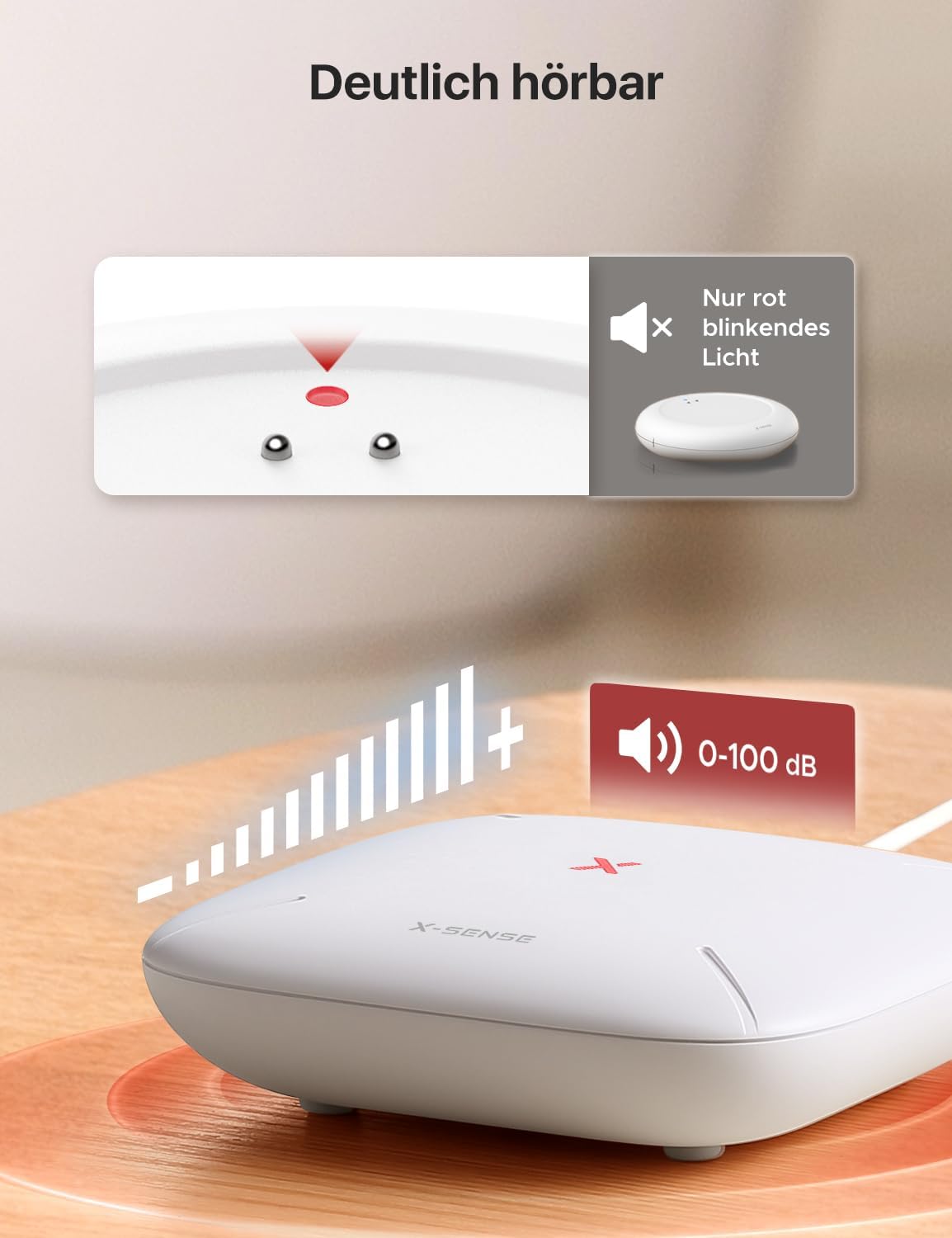 WLAN Wassermelder-Set mit Basisstation, 4x Wassermelder + Sbs50 Basisstation