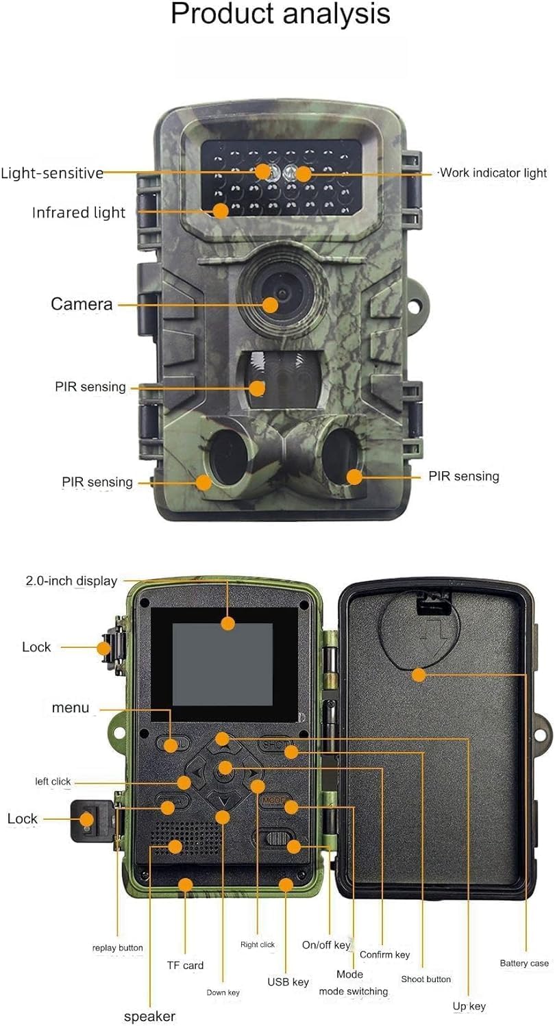 Wildkamera PR700 mit Bewegungssensor und Nachtsicht